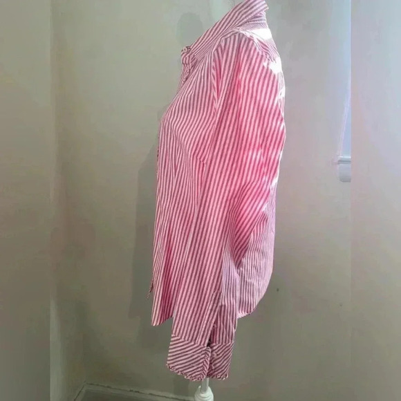 Lilly Pulitzer striped button down shirt Size 12 - Picture 3 of 12